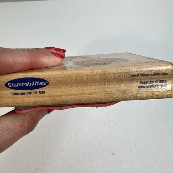 House Mouse Stamp Balanced Diet Stampabilities House-mouse Mounted Rubber Stamp - Picture 7 of 11